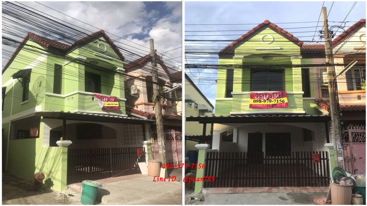 P181 ขายทาวน์เฮ้าส์ 2 ชั้น ตกแต่งใหม่ พร้อมเข้าอยู่ หลังหัวมุมถนน ทำเลดี มีพื้นที่ว่างข้างบ้าน ถนนบางกรวย ไทรน้อย P181 ขายทาวน์เฮ้าส์ 2 ชั้น ตกแต่งใหม่ พร้อมเข้าอยู่ หลังหัวมุมถนน ทำเลดี มีพื้นที่ว่างข้างบ้าน ถนนบางกรวย ไทรน้อย